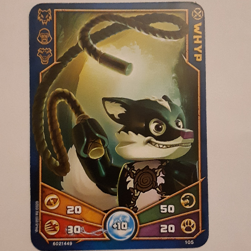 Trading Card, Legends of Chima Deck #1: 105 [Whyp] [Keine Farbe/Beliebige Farbe]