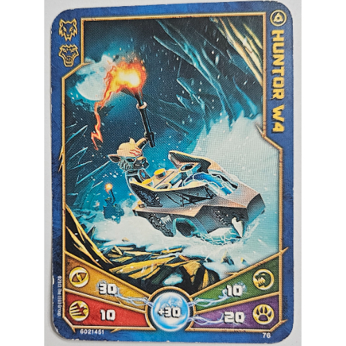 Trading Card, Legends of Chima Deck #1: 76 [Huntor W4] [No Color/Any Color]