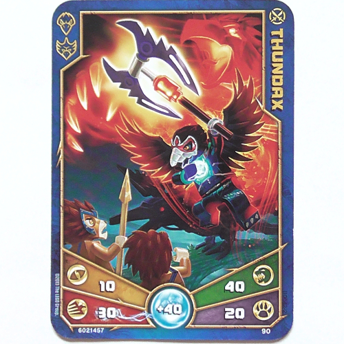 Trading Card, Legends of Chima Deck #1: 90 [Thundax] [No Color/Any Color]