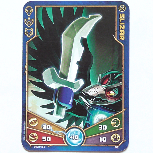 Trading Card, Legends of Chima Deck #1: 92 [Slizar] [No Color/Any Color]
