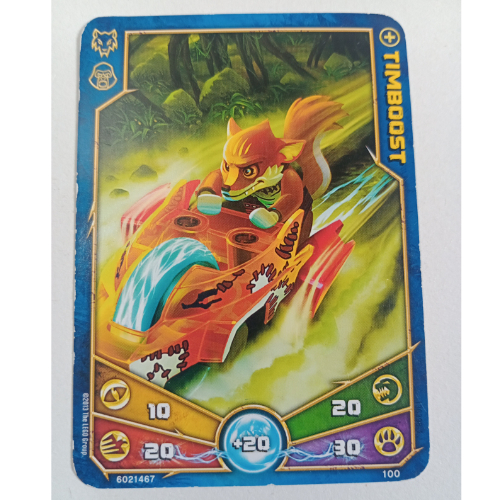 Trading Card, Legends of Chima Deck #1: 100 (Timboost) [Keine Farbe/Beliebige Farbe]