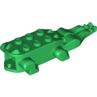 Tierkörperteil, Alligator- / Krokodilkörper Grün