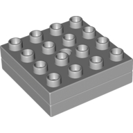 Duplo Turntable, 4 × 4 Light Bluish Gray