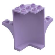 Panel 3 × 3 × 5 Quarter Round with 2 1 × 2 Arches (Tree) Lavendel