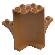 Panel 3 × 3 × 5 Quarter Round with 2 1 × 2 Arches (Tree) Mittelnougat