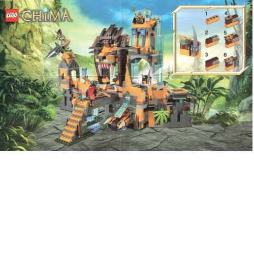Poster, Legends of Chima: The Lion CHI Temple [No Color/Any Color]