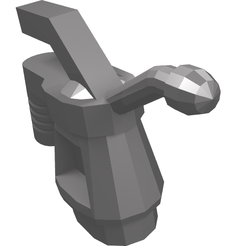 Tool Oil Can [Ribbed Handle] Mattsilber