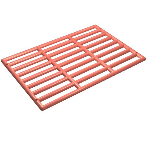 Bar 9 × 13 Grille Salmon