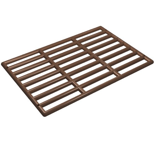Bar 9 × 13 Grille Brown