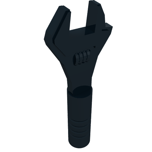 Tool Wrench / Spanner Adjustable Black
