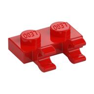 Plate Special 1 × 2 with Clips Horizontal [Thick U-Clips] Rot