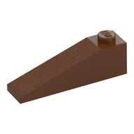 Brick Sloped 18° 4 × 1 Reddish Brown