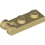 Plate Special 1 × 2 with Handle on End [Closed Ends] Tan