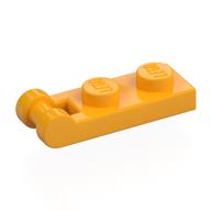 Plate Special 1 × 2 with Handle on End [Closed Ends] Bright Light Orange