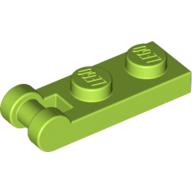 Plate Special 1 × 2 with Handle on End [Closed Ends] Lime