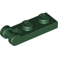 Plate Special 1 × 2 with Handle on End [Closed Ends] Dark Green