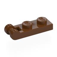 Plate Special 1 × 2 with Handle on End [Closed Ends] Reddish Brown