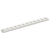 Plate 1 × 12 White