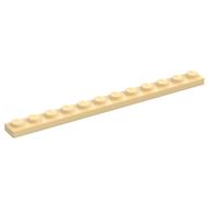 Platte 1 × 12 Beige