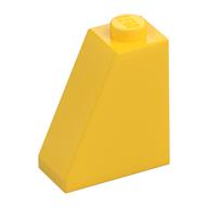 Brick Sloped 65° 2 × 1 × 2 Yellow