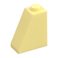 Brick Sloped 65° 2 × 1 × 2 Bright Light Yellow