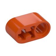 Technic Beam 1 × 2 Thick with Pin Hole and Axle Hole Reddish Orange