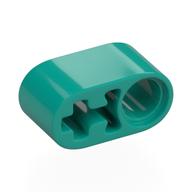 Technic Beam 1 × 2 Thick with Pin Hole and Axle Hole Dark Turquoise