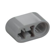 Technic Beam 1 × 2 Thick with Pin Hole and Axle Hole Light Bluish Gray