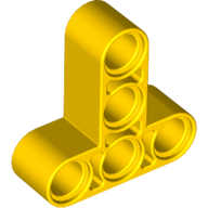 Technic Beam 3 × 3 T-Shape Thick Gelb