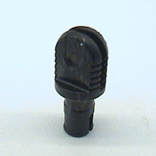 Arm Piece with Pin, 2 Fingers and Outside Thread Grooves Black