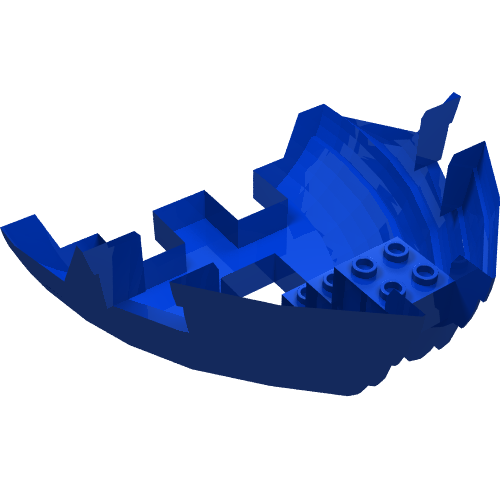Boat Hull Section, Small Bow 12 × 12 × 5 1/3