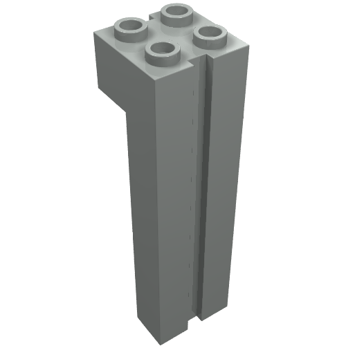 Stein speziell 2 × 2 × 6 mit Rille