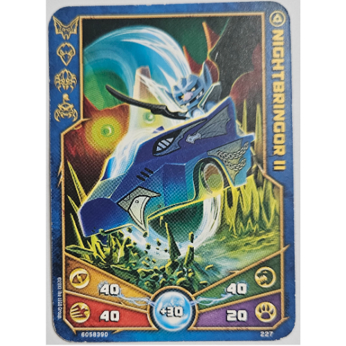 Trading Card, Legends of Chima Deck #2: 227 - Nightbringor II [No Color/Any Color]