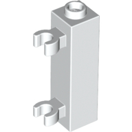 Brick Special 1 × 1 × 3 with 2 Clips Vertical [Hollow Stud, Open O Clips]