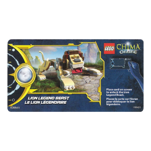 Trading Card, Legends of Chima Online Card - Lion Legend Beast [Keine Farbe/Beliebige Farbe]