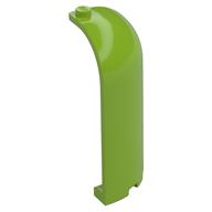 Panel 3 × 3 × 6 Corner Convex with Curved Top Lime