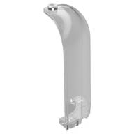 Panel 3 × 3 × 6 Corner Convex with Curved Top Transparent