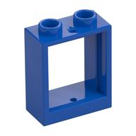 Window 1 × 2 × 2 Flat Front Blue