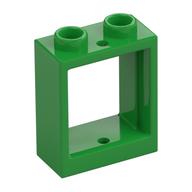 Window 1 × 2 × 2 Flat Front Bright Green