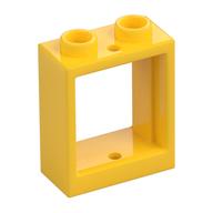 Window 1 × 2 × 2 Flat Front Yellow