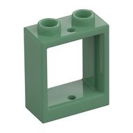 Window 1 × 2 × 2 Flat Front Sand Green