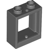 Window 1 × 2 × 2 Flat Front Dark Bluish Gray