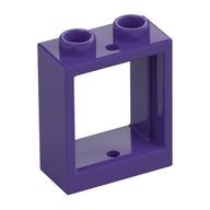 Window 1 × 2 × 2 Flat Front Dark Purple