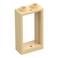 Window 1 × 2 × 3 Flat Front Tan