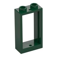 Window 1 × 2 × 3 Flat Front Dark Green