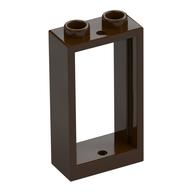 Window 1 × 2 × 3 Flat Front Dark Brown