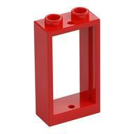 Window 1 × 2 × 3 Flat Front Red