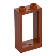 Fenster 1 × 2 × 3 flach vorne Dunkelorange