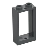 Window 1 × 2 × 3 Flat Front Dark Bluish Gray