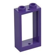 Fenster 1 × 2 × 3 flach vorne Dunkellila